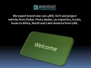 we export brand new cars 4wd suv and project