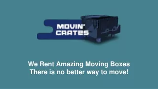 Reusable Moving Boxes Dallas - Movin' Crates