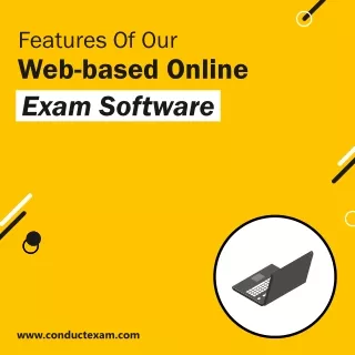 Features of Our Web-based Online Exam Software