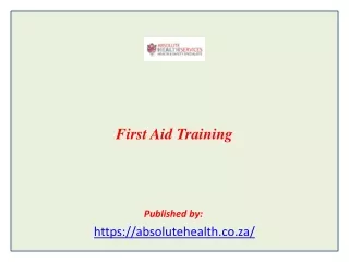 first aid training published by https absolutehealth co za
