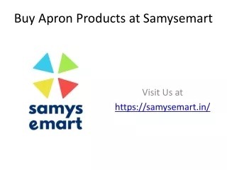 Buy Aprons Lemon Floral at Samysemart