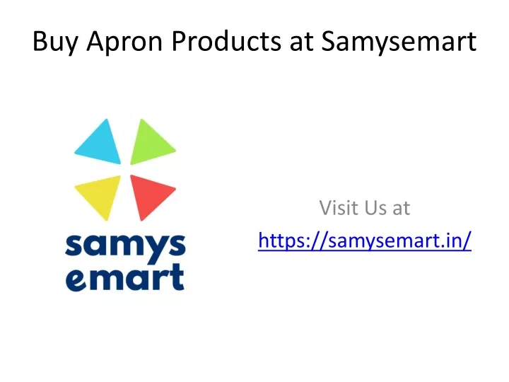 buy apron products at samysemart