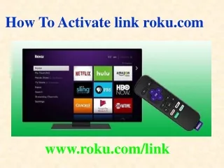 how to activate link roku com