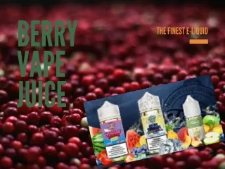 Best tasting strawberry vape juice