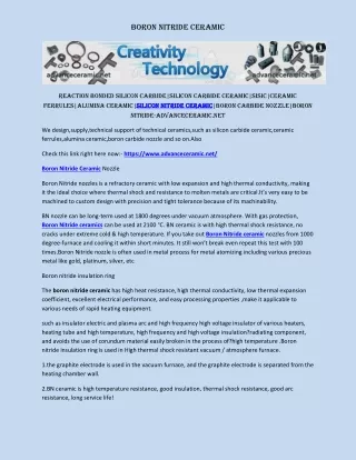 boron nitride ceramic