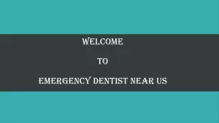 Emergency Dentist Charleston