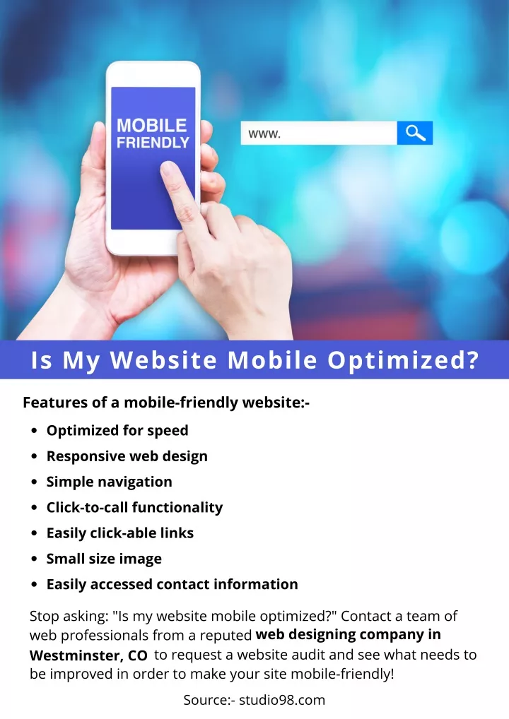is my website mobile optimized