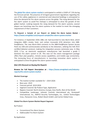the global fire alarm system market