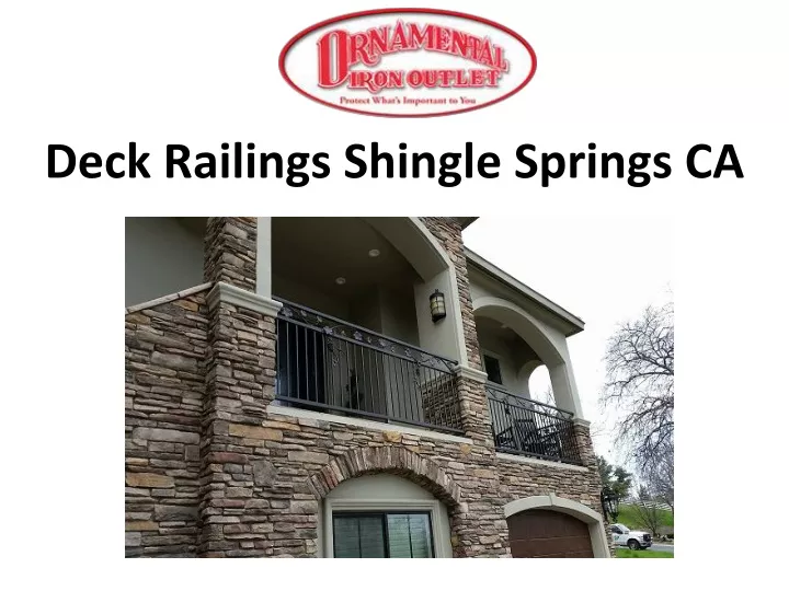 deck railings shingle springs ca