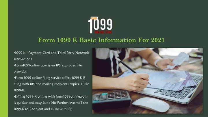 form 1099 k basic information for 2021