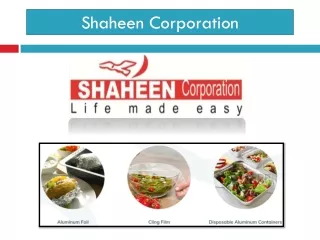 Shaheen Corporation - Aluminium Foil