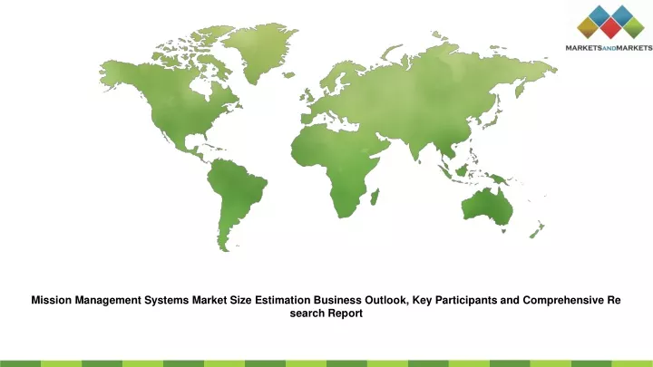 mission management systems market size estimation