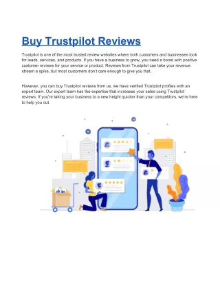 Buy Trustpilot Reviews