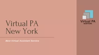 Best Virtual Assistant Service | Virtual PA New York