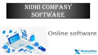 nidhi company software web based websoftex software