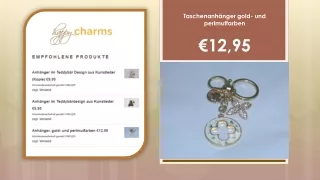 taschenanh nger gold und perlmutfarben 12 95