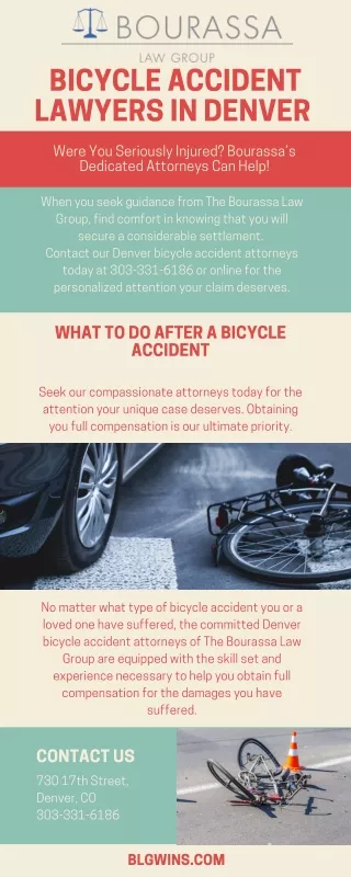 Bicycle Accident Lawyers in Denver | Bourassa Law Group