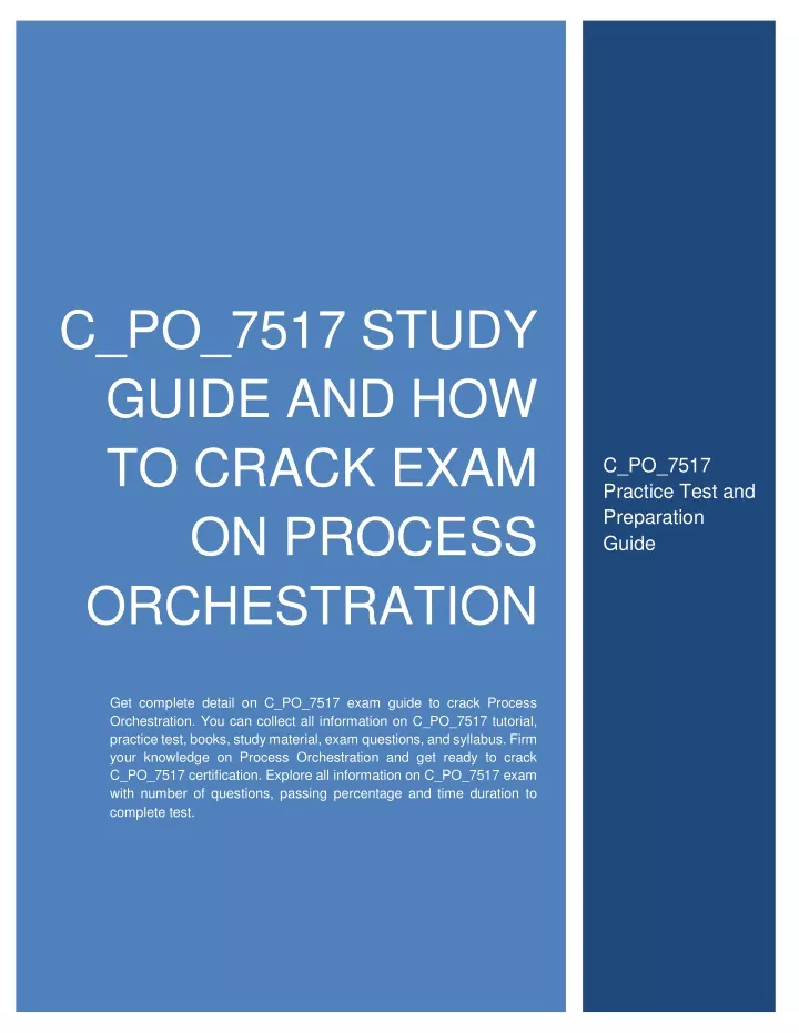 c po 7517 study guide and how to crack exam