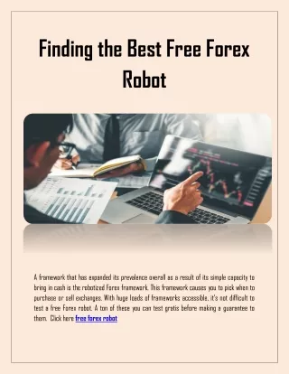 free forex robot