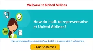 welcome to united airlines