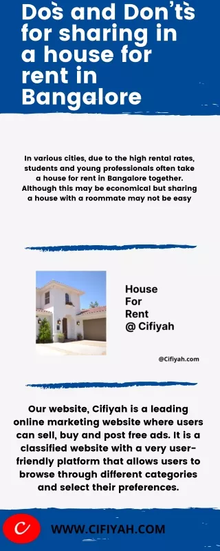 do s and don t s for sharing in a house for rent