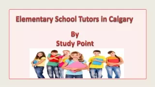 e lementary s chool tutors in calgary
