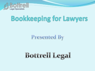 Bookkeeping for Lawyers