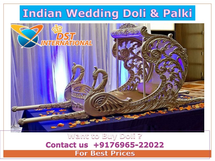 indian wedding doli palki