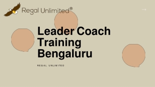 Leader Coach Training Bengaluru