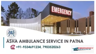asha ambulance service in patna 91 9334691234