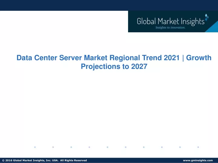 data center server market regional trend 2021