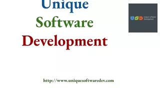 unique software development