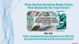 when buying gemstone beads online what should
