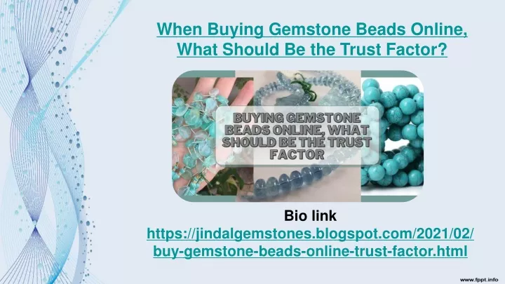 when buying gemstone beads online what should