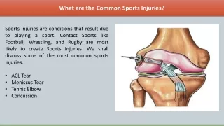 What are the Common Sports Injuries?