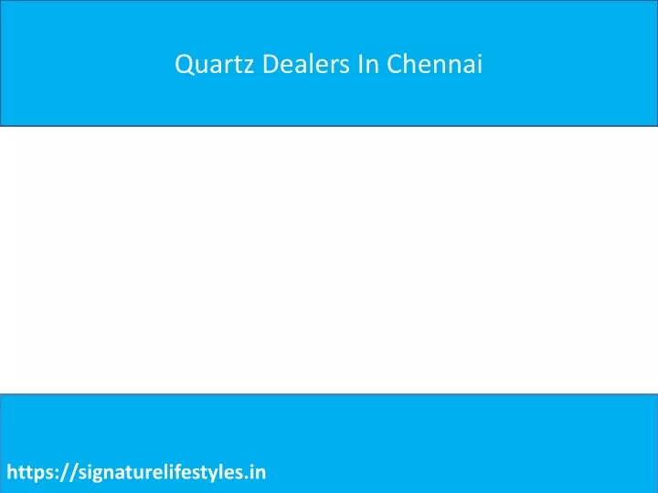 quartz dealers in chennai