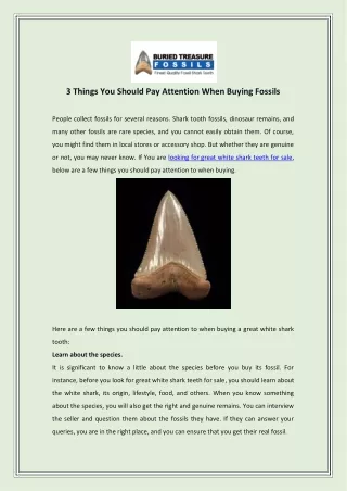 3 things you should pay attention when buying