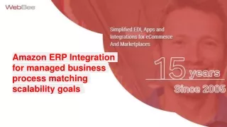 Seamless Performance Enhancement by Amazon ERP Integration