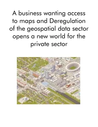 a business wanting access to maps