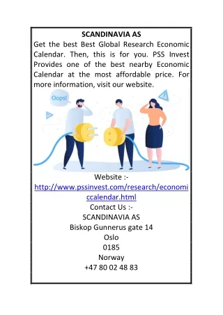 Global Research Economic Calendar | PSS Invest