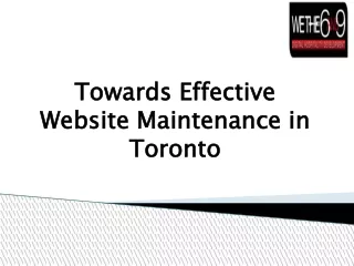 Website Maintenance Toronto | We The 6 and 9