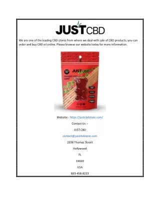 we are one of the leading cbd stores from where
