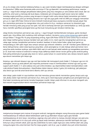 4 Pemanfaatan Untuk Agen IDN Poker Online & Ceme Online Indonesia