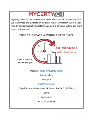 mycerty ch en is the professional swiss work