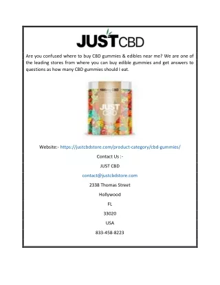 Just CBD | Justcbdstore.com