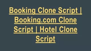 booking clone script booking com clone script