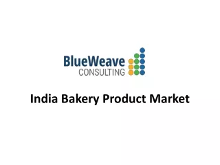 india bakery product market