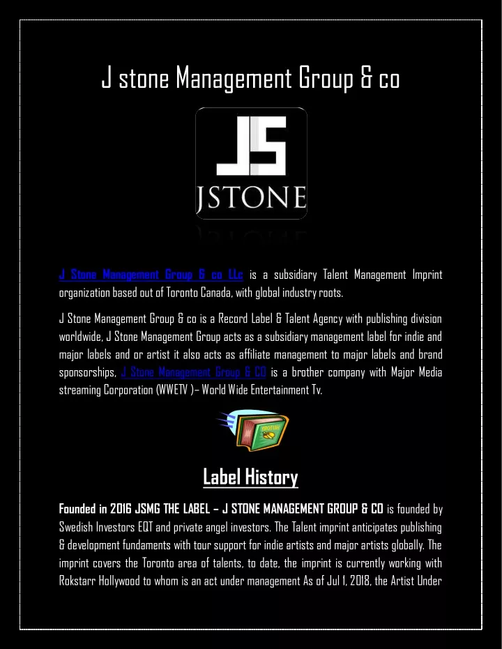 j stone management group co