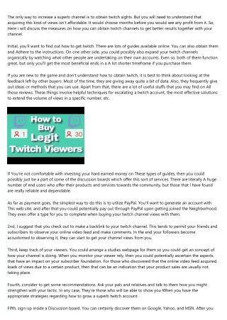 Acquire Twitch Channel Views With These Straightforward Ideas