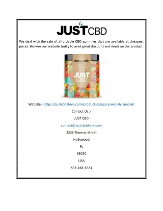 we deal with the sale of affordable cbd gummies